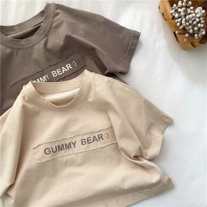 GUMMY BEAR Kid Letter Patch T-Shirt - image 2