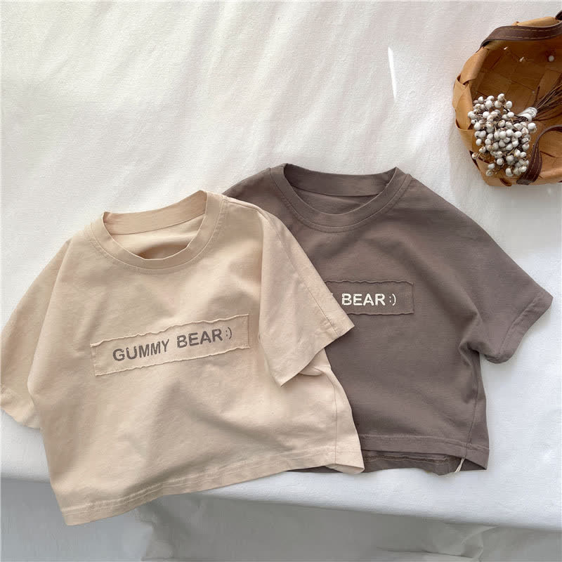 GUMMY BEAR Kid Letter Patch T-Shirt - image 5