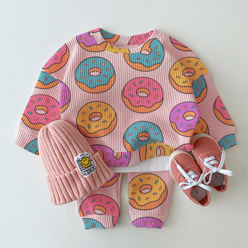 Baby Pink Donut 2-piece Set  - Pink - 3-5T - image 1