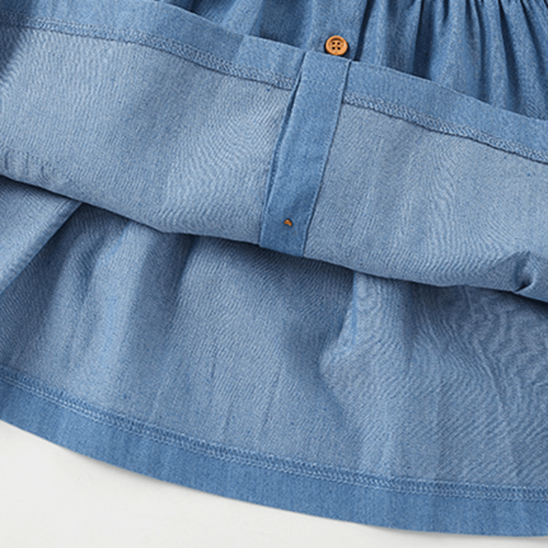 Toddler Denim Daisy Sleeveless Dress - image 6