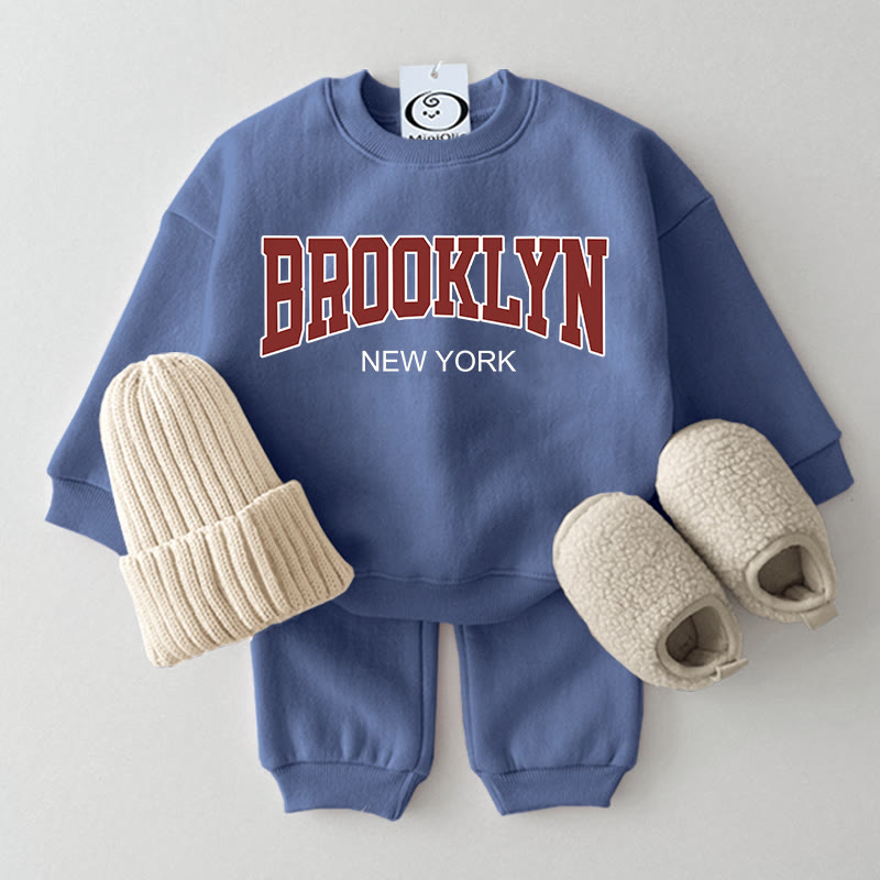 BROOKLYN NEW YORK Baby Casual Set - Blue - 2-3T - image 2