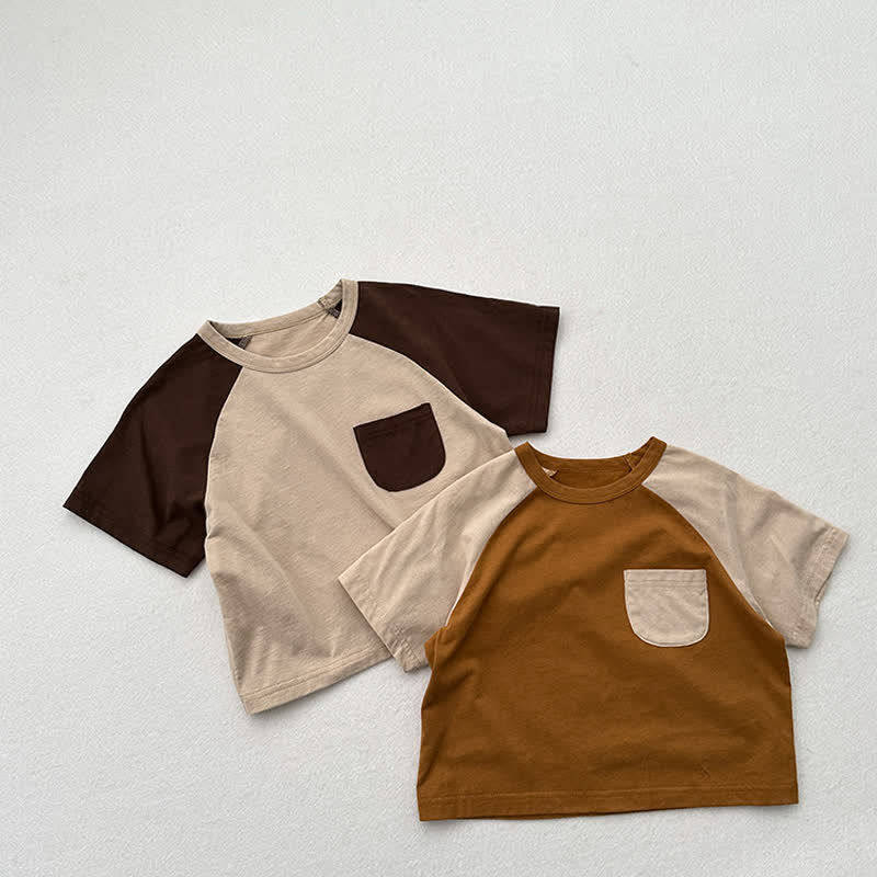 Toddler Contrast Color Raglan T-Shirt - image 2