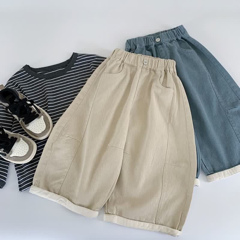 Toddler Minimalist Style Loose Pants - image 2