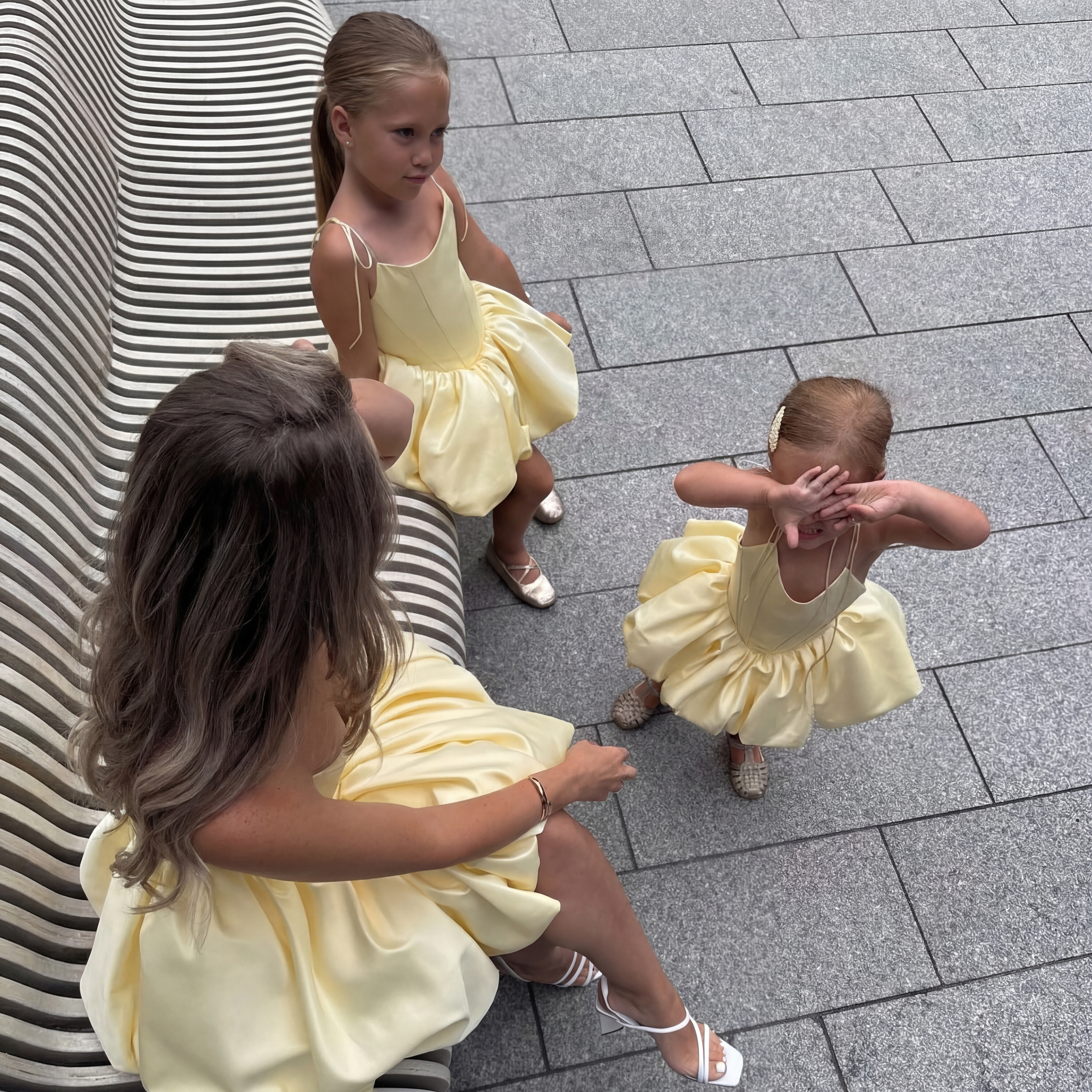 Satin Lace-up Sleeveless Short Dresses - image 2