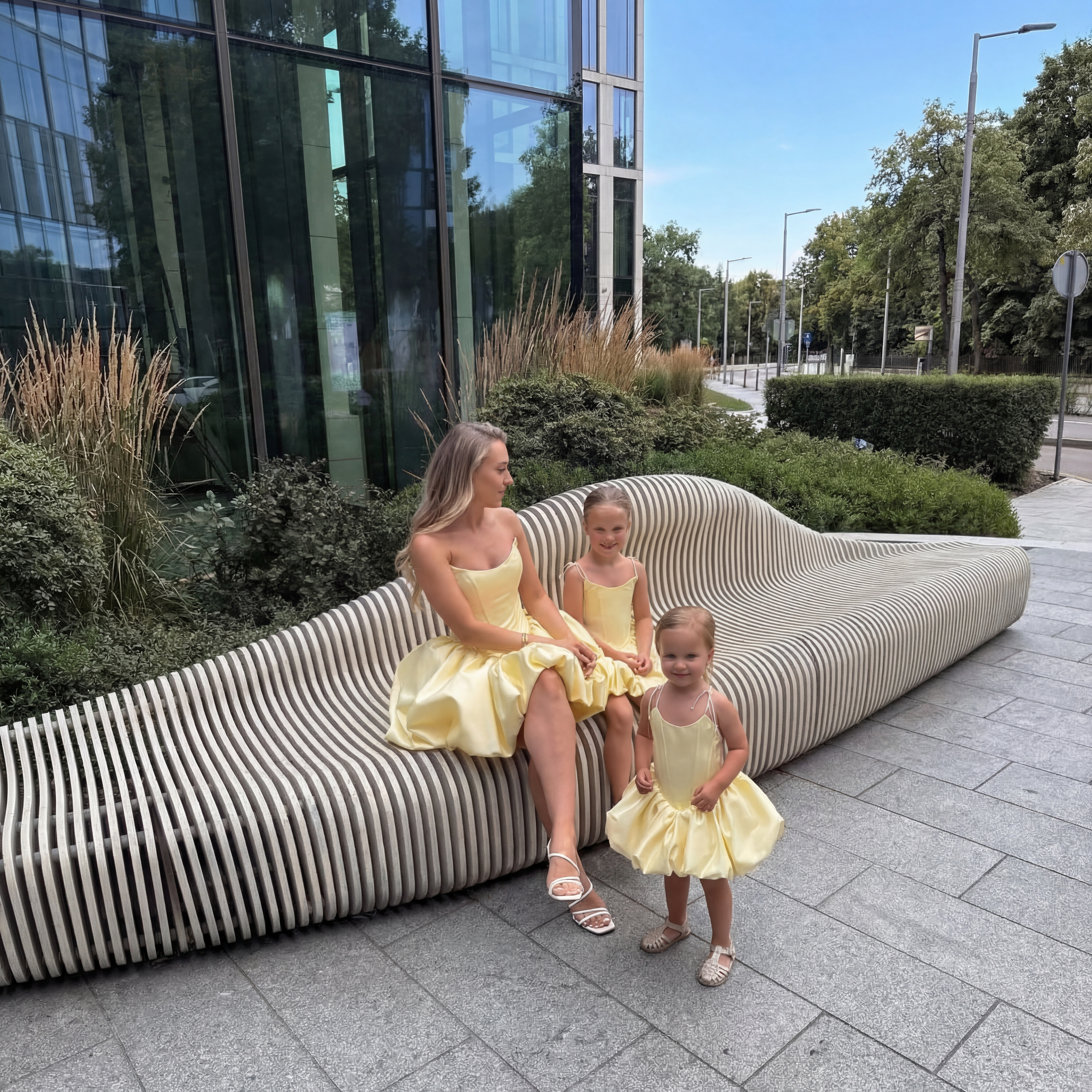 Satin Lace-up Sleeveless Short Dresses - image 5