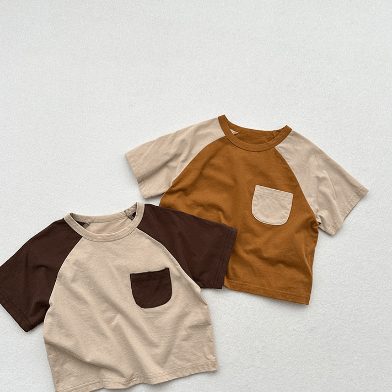 Toddler Contrast Color Raglan T-Shirt - image 1