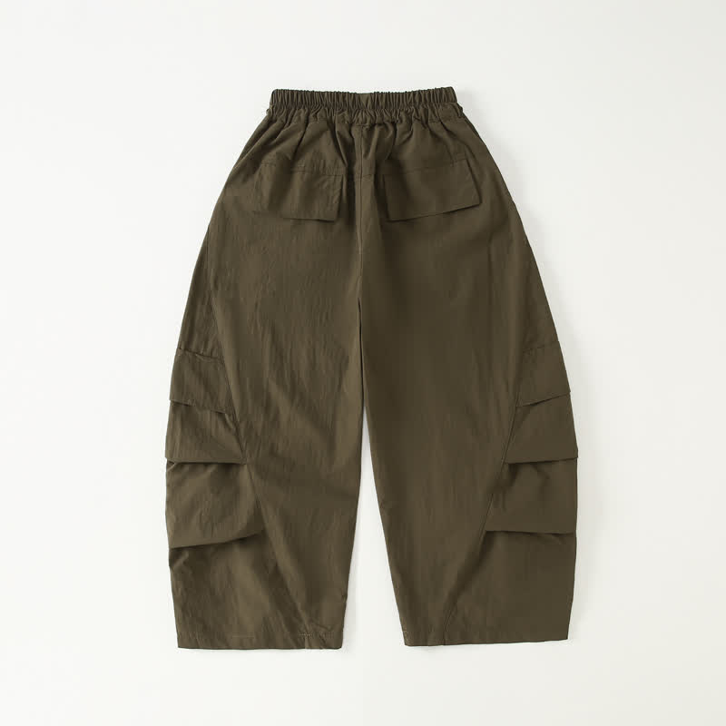 Kid Boy Plain Worker Loose Pants - image 15