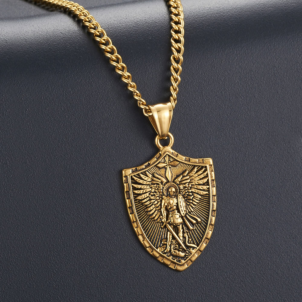 Christianartworkshop Modern Style Michael The Archangel Shield Devine 