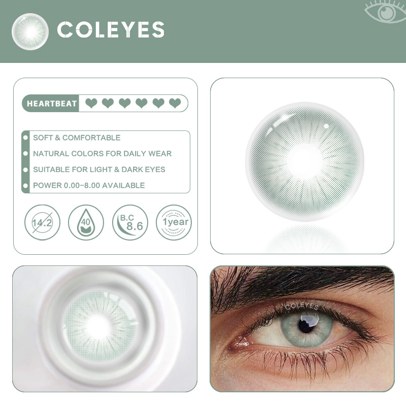 Coleyes Crystal Green Men Colored Contacts - image 9