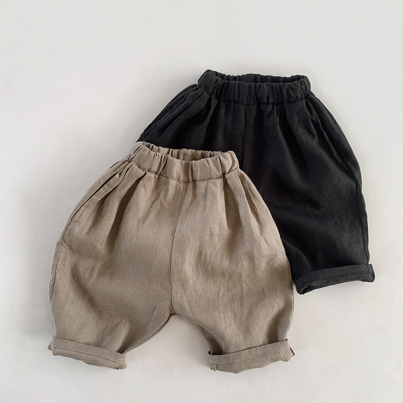Toddler Solid Color Soft Simple Pants - image 1