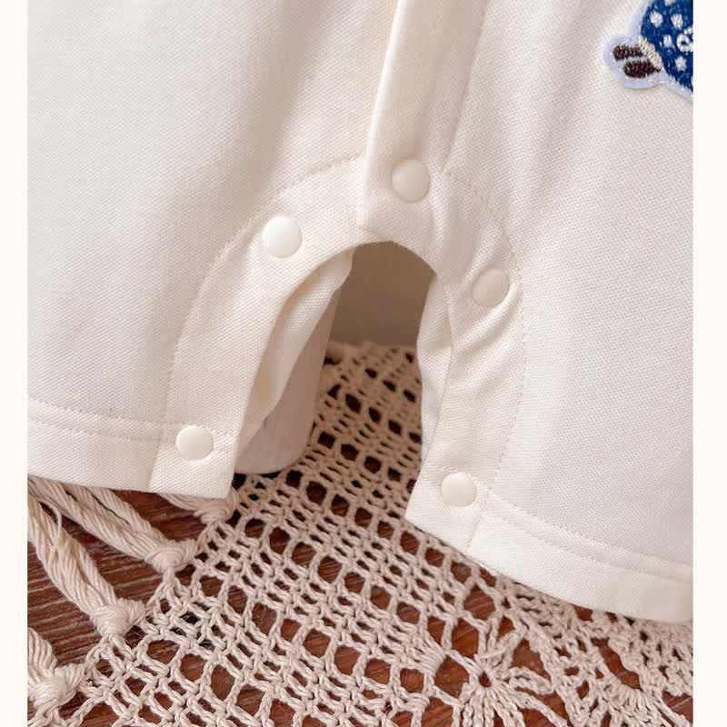 Baby Gentleman Puppy Patch Romper - image 6