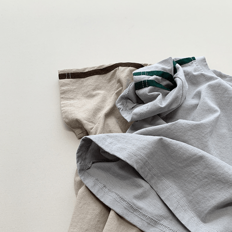 THE MOON Toddler Striped Sleeves T-Shirt - image 6