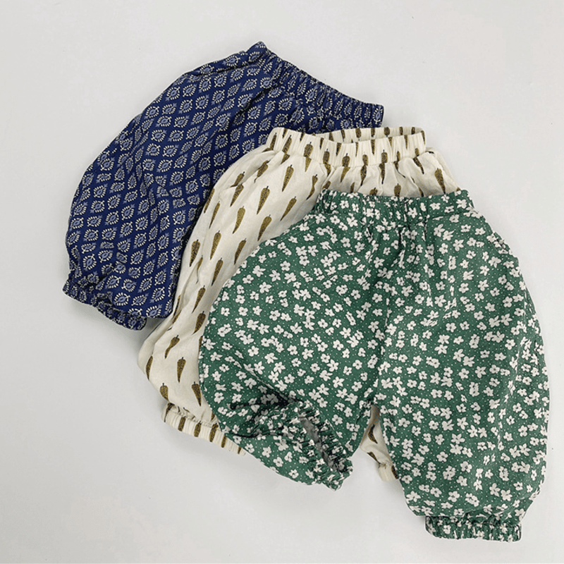 Toddler Loose Retro Pattern Design Pants - image 6