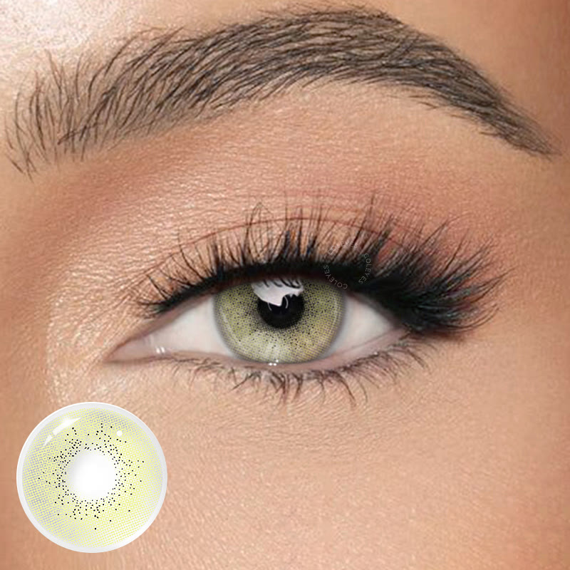 Coleyes Ocean Brown Green Yearly Prescription Colored Contacts - image 1