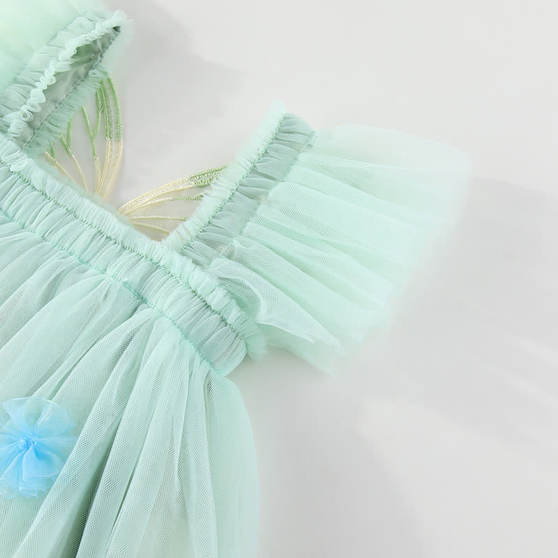 Toddler Butterfly Wings Tulle Dress - image 15
