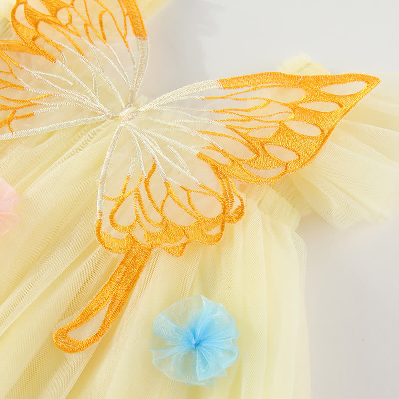 Toddler Butterfly Wings Tulle Dress - image 7