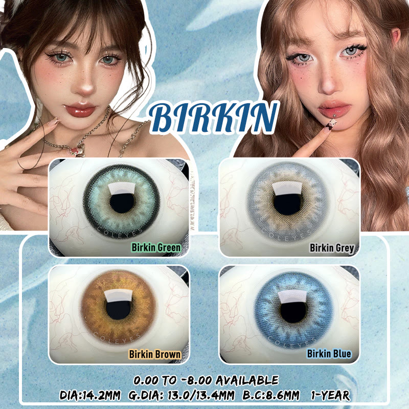 Coleyes Birkin Green Yearly Prescription Colored Contacts - image 6