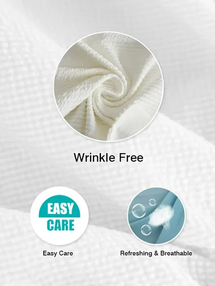 Japanese Antique Pear Blossom Ink Painting Print Button V-neck A-line Long Sleeve Blouse - image 6