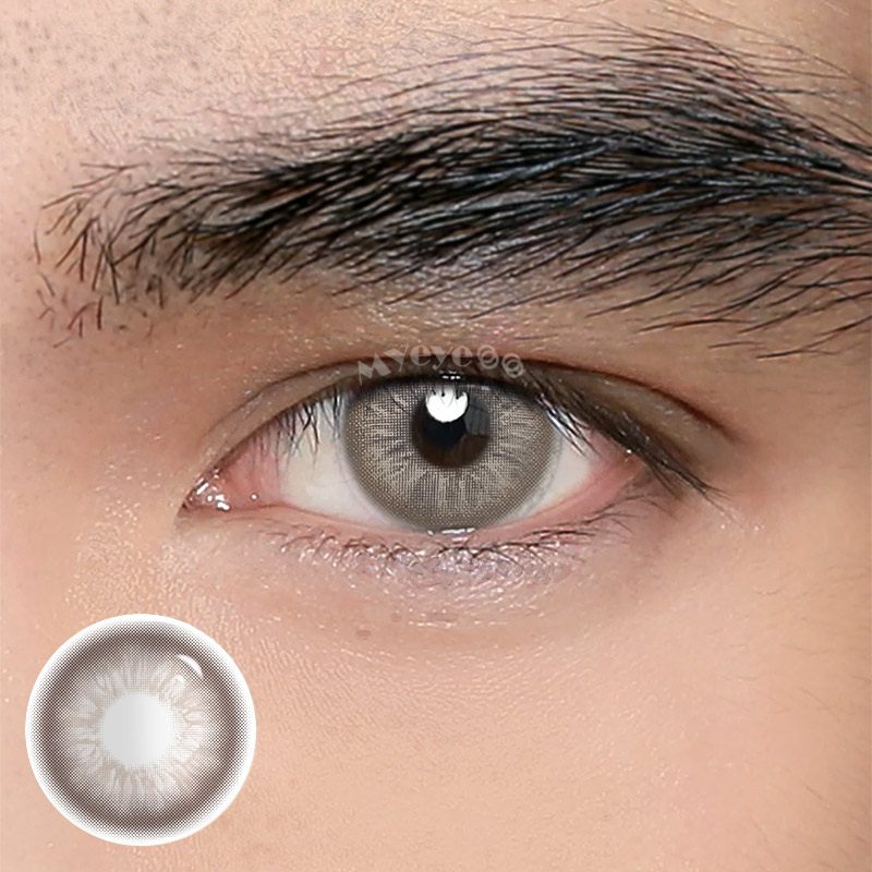 MYEYEBB Unspoken Mirage Brown Prescription Men Colored Contact Lenses - image 1