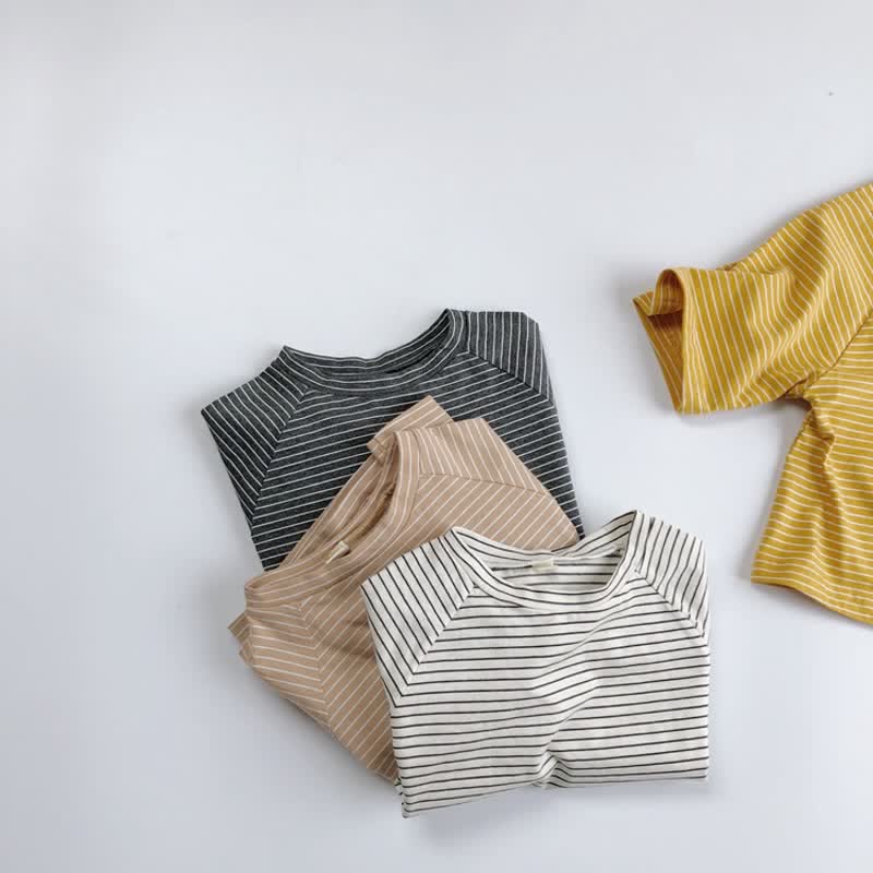 Toddler Pinstripes Half-sleeve T-Shirt - image 5