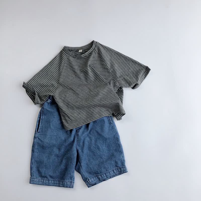 Toddler Pinstripes Half-sleeve T-Shirt - image 14