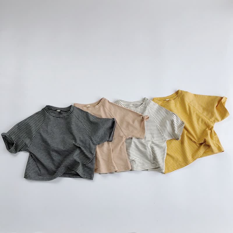 Toddler Pinstripes Half-sleeve T-Shirt - image 2