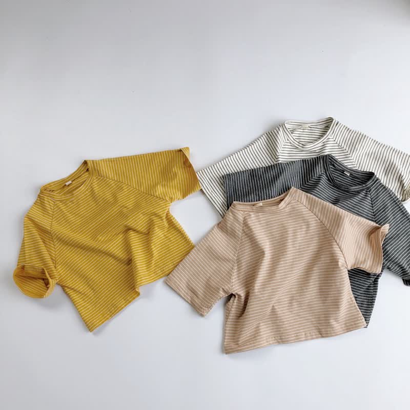 Toddler Pinstripes Half-sleeve T-Shirt - image 4