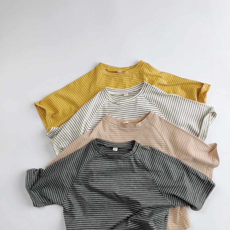 Toddler Pinstripes Half-sleeve T-Shirt - image 3