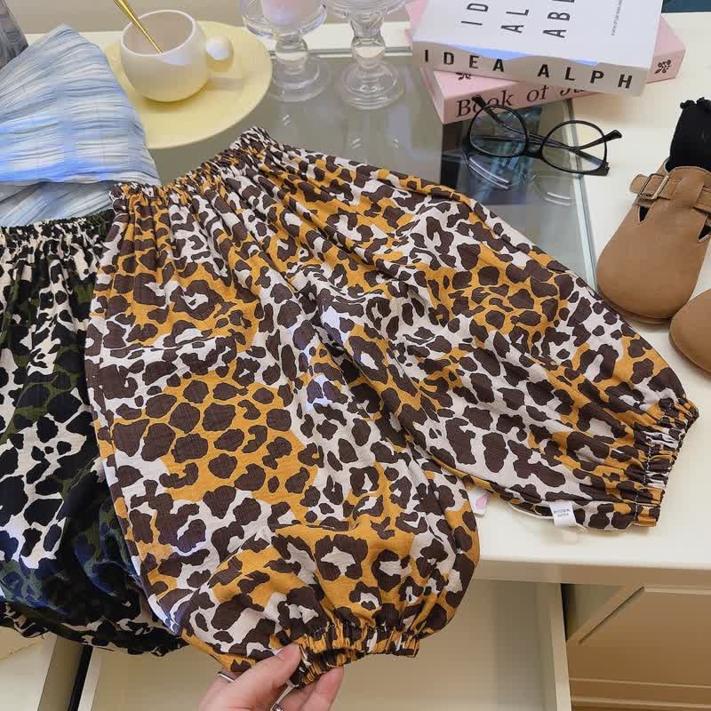 Toddler Leopard Print Loose Pants - image 6