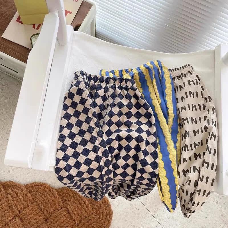 MINI Toddler Checkerboard Casual Jogger Pants - image 2