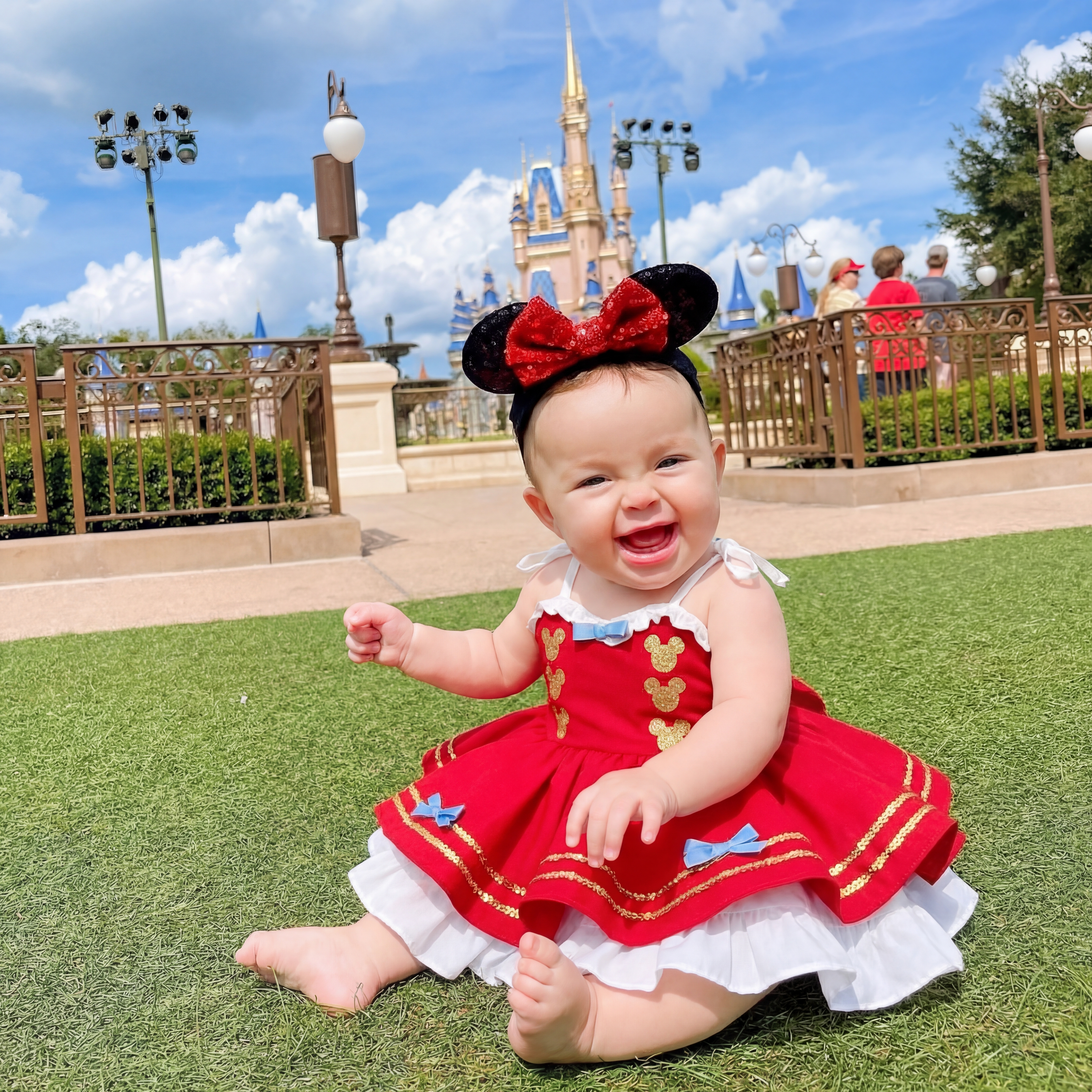 100% Cotton Panel Sleeveless Midi Dresses - image 2