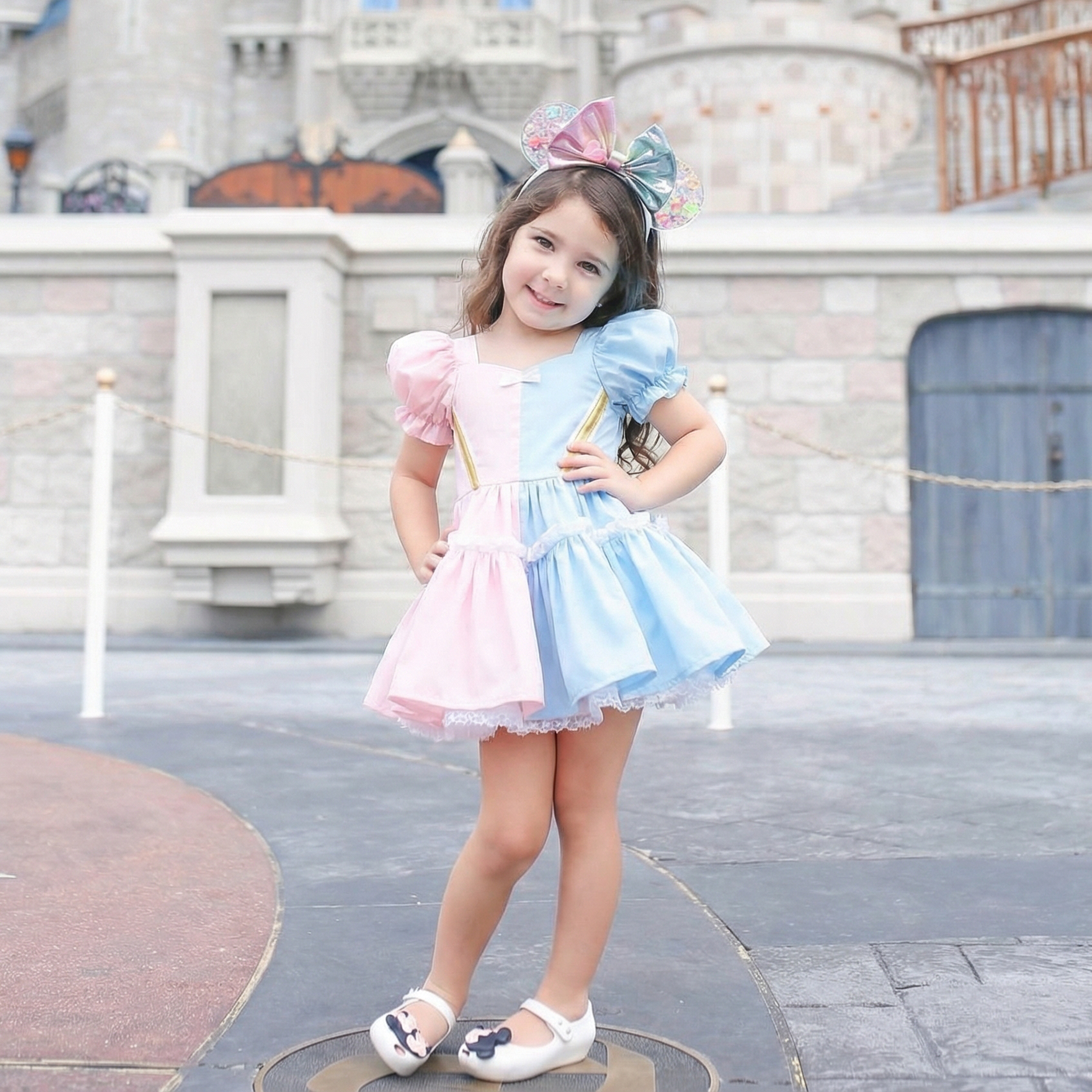 Cotton Split Joint Short Sleeve Midi Dresses - image 4