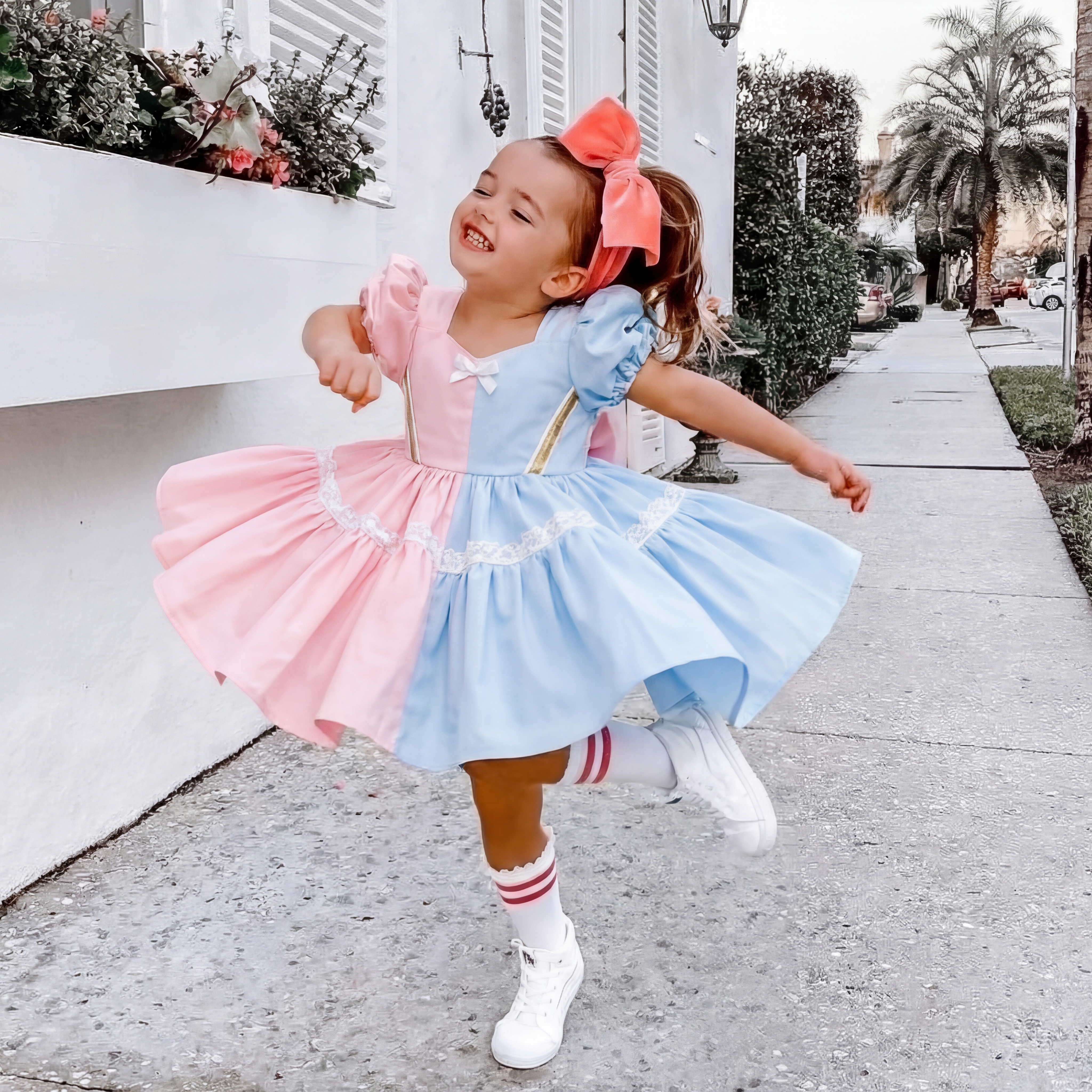 Cotton Split Joint Short Sleeve Midi Dresses - image 3