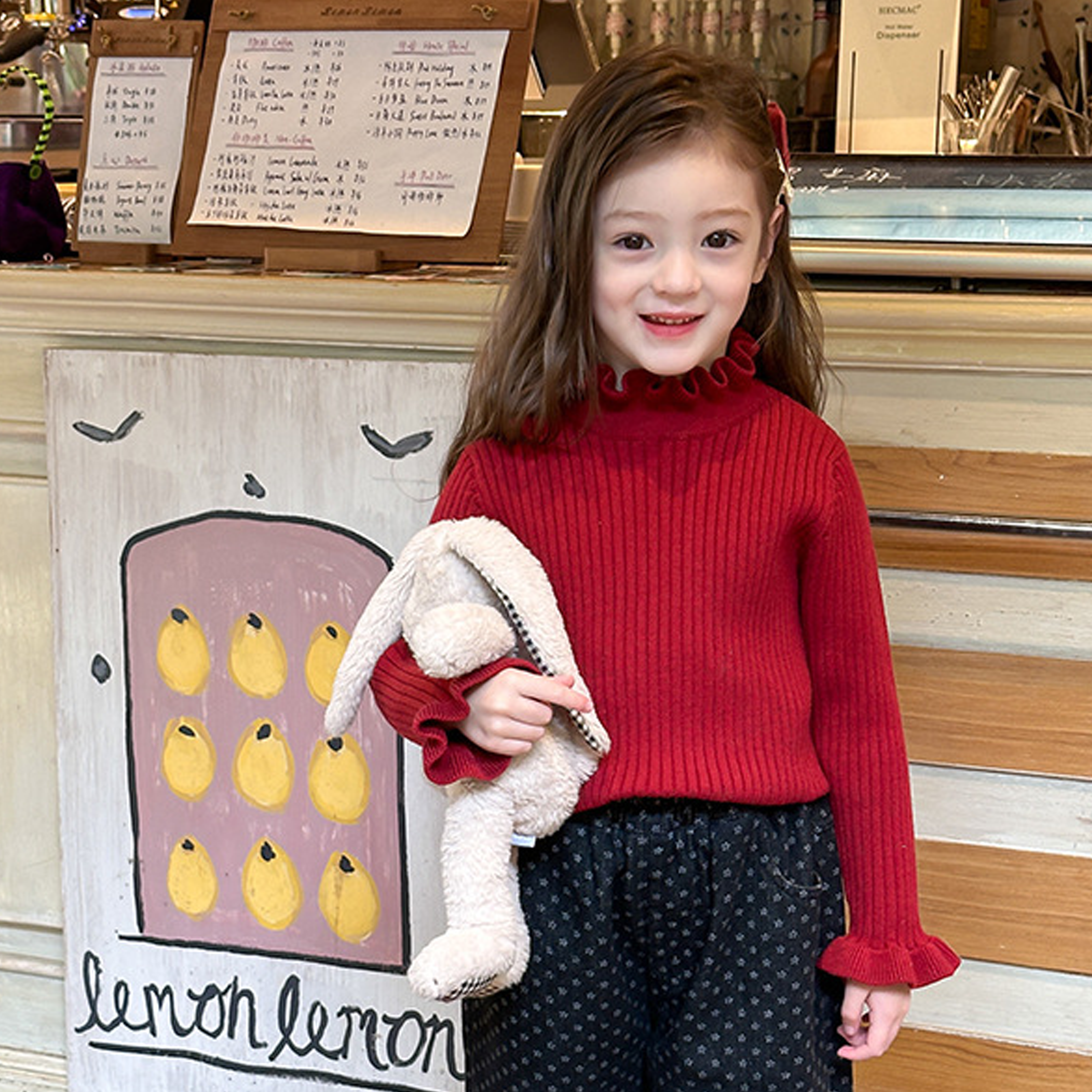 Acrylic Long Sleeve Regular Tops - image 15