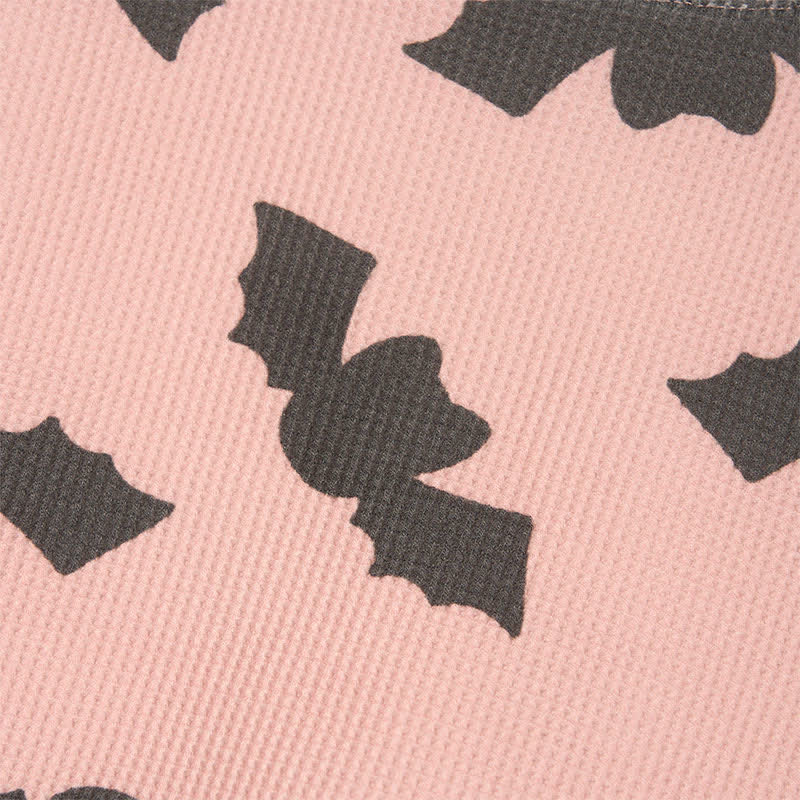 Baby Bat Silhouette Pink Waffle 2-piece Set - image 5