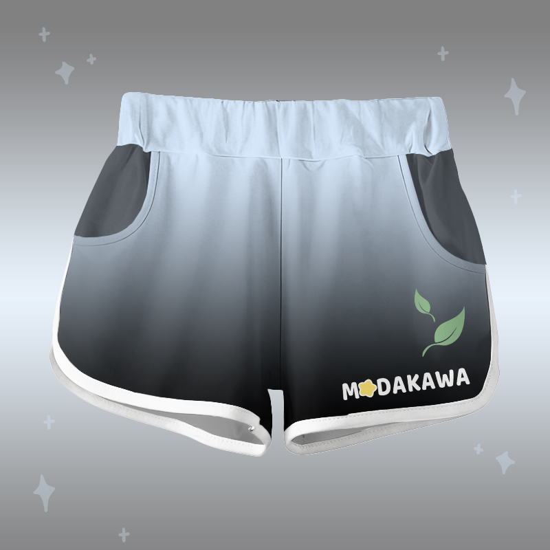 T-Shirt mit Koala-Farbverlauf, Shorts mit Buchstaben-Grafik von Modakawa (passendes Outfit) - Black  Shorts - 5XL - image 9