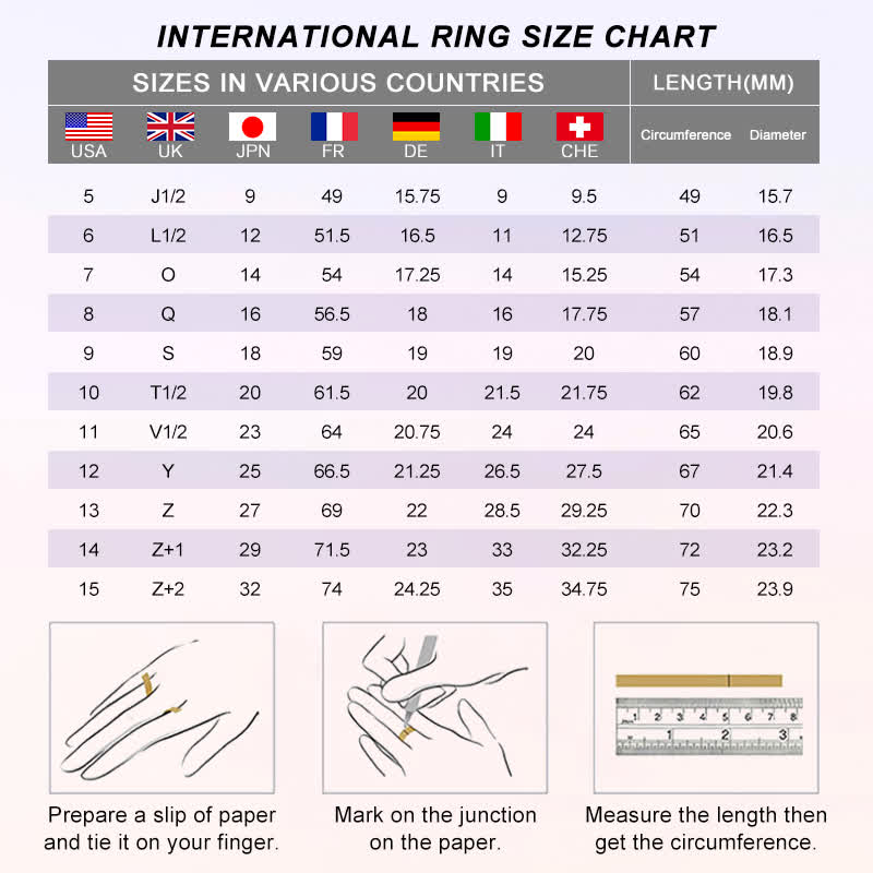 RING SIZE CHART