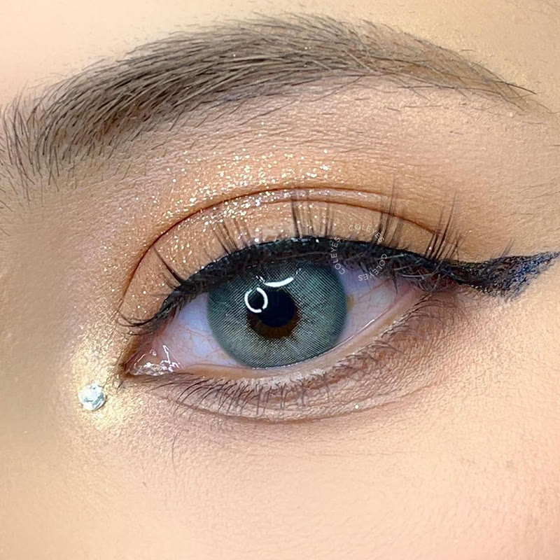 Coleyes Crystal Green Men Colored Contacts - image 3