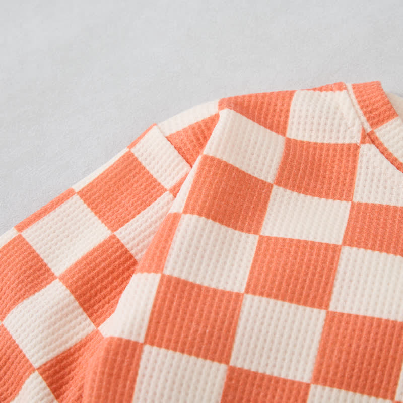 Baby Toddler Checkerboard Waffle 2-piece Set - image 4