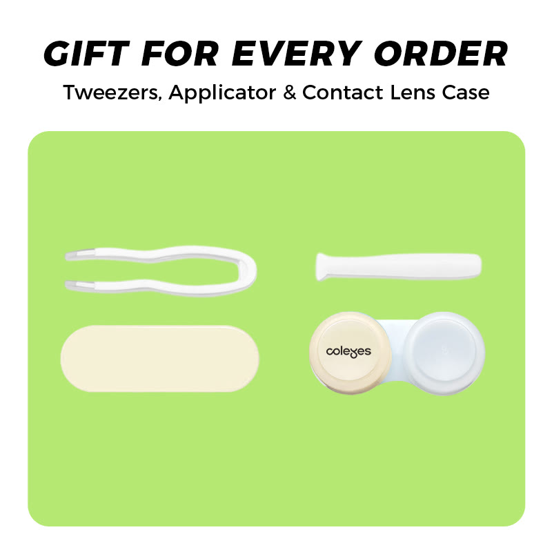 Coleyes Amour Graue farbige Jahreskontaktlinsen mit Sehstärke - image 6