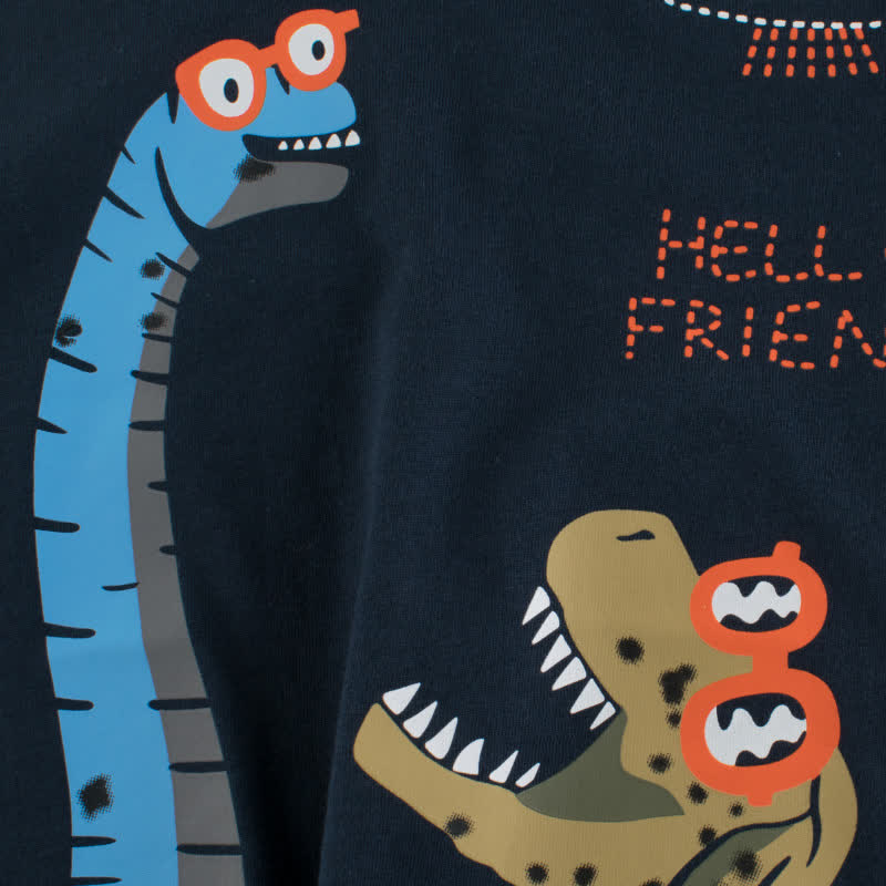 HELLO FRIEND Toddler Boy Dinosaur T-Shirt - image 4