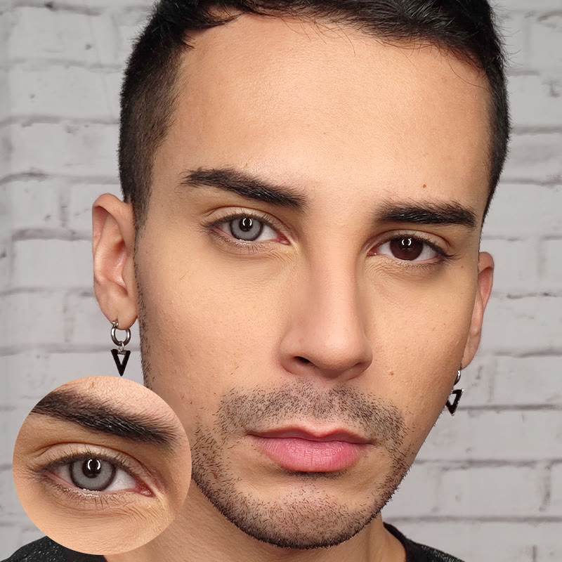 Coleyes Tigerauge Graue farbige Jahreskontaktlinsen mit Sehstärke - image 4