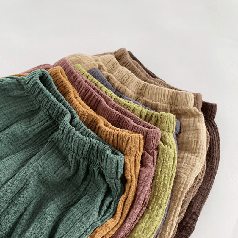 Toddler Boy Retro Solid Color Casual Pants - image 13