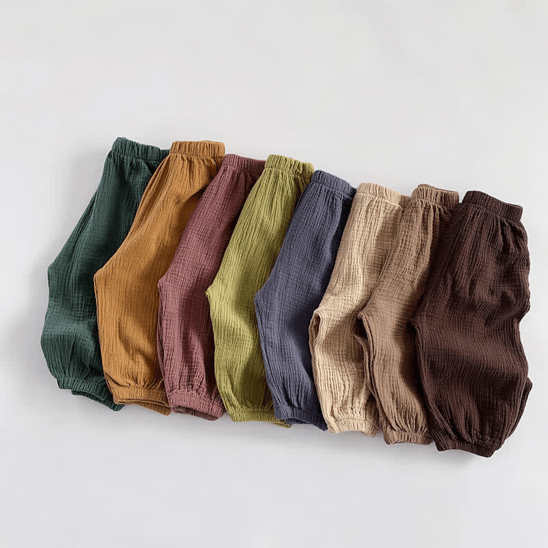 Toddler Boy Retro Solid Color Casual Pants - image 10