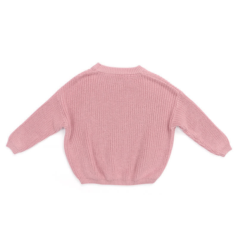 Baby Toddler Solid Color Warm Sweater - image 15