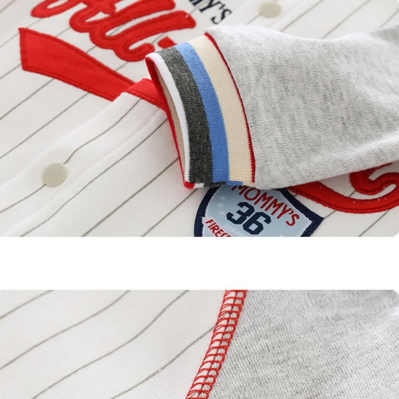 MOMMY'S ALL STAR Baby Striped Romper - image 5