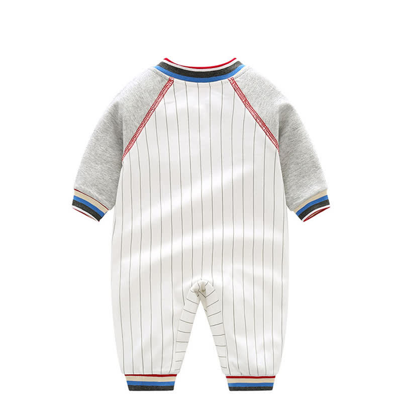 MOMMY'S ALL STAR Baby Striped Romper - image 2