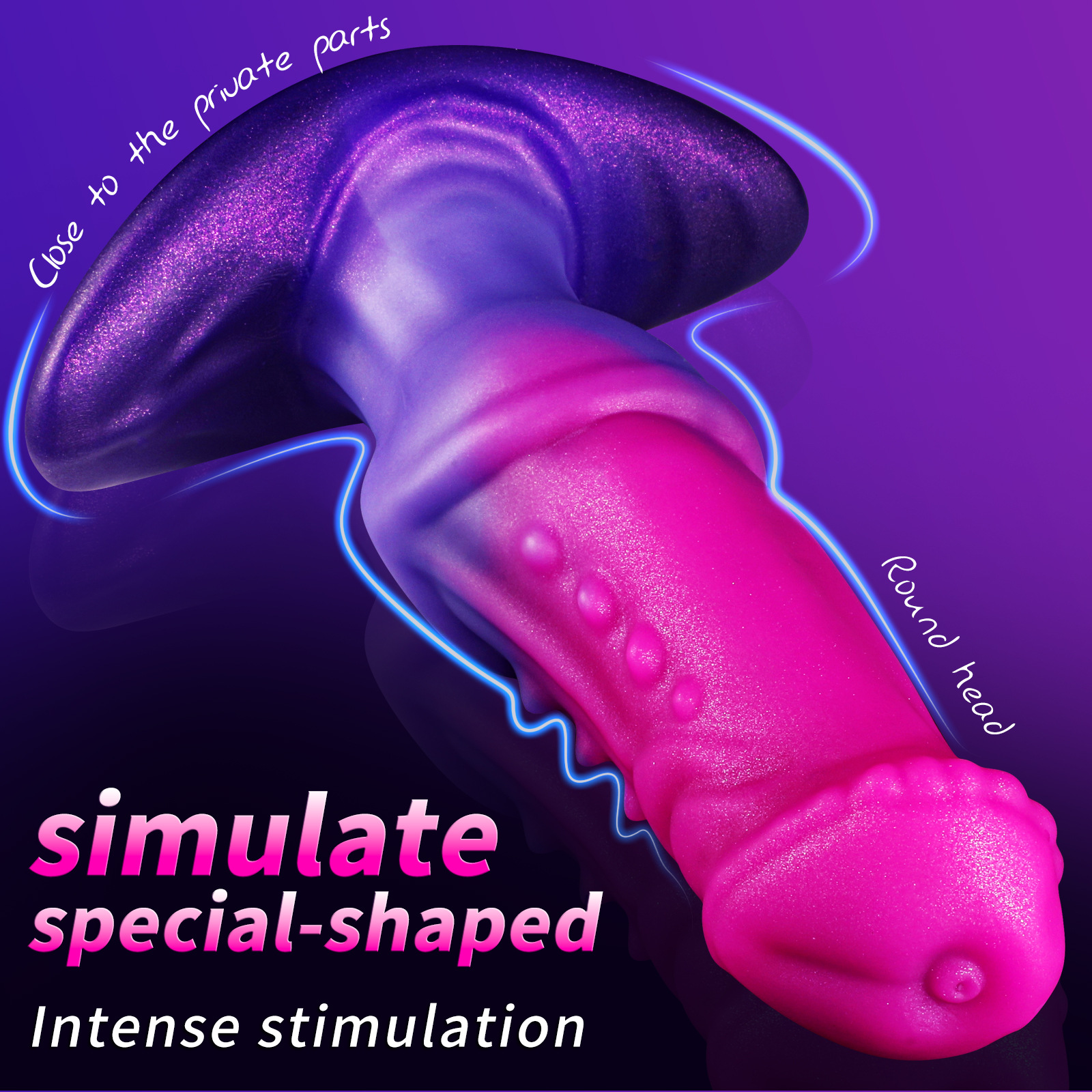 Starlight Nebula Fantasy Silicone Dildo - image 13