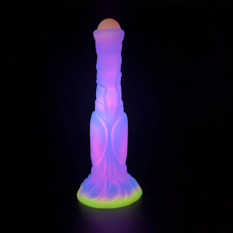 9.44'' Horse Anal Glow In The Dark Dildo with Suction Cup - image 3