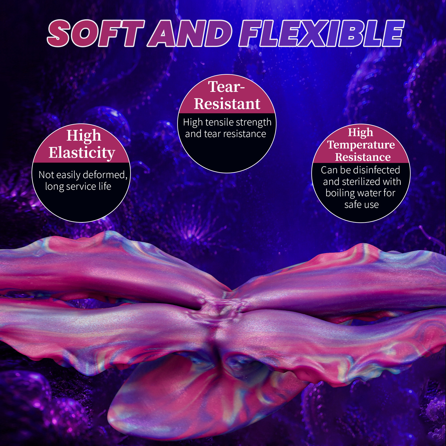 Oceanic Jellyfish Tentacle Fantasy Dildo - image 9